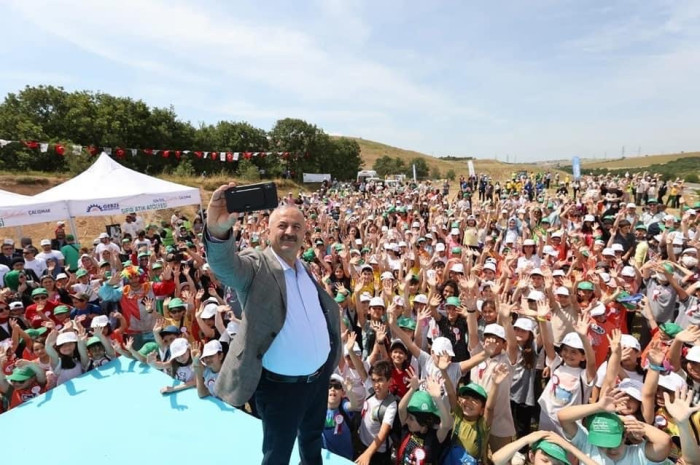 Gebze sıfır atık ormanı fidan dikim fotoğrafları, Gebze sıfır atık fotoğrafları, Gebze belediyesi Sıfır atık ormanı