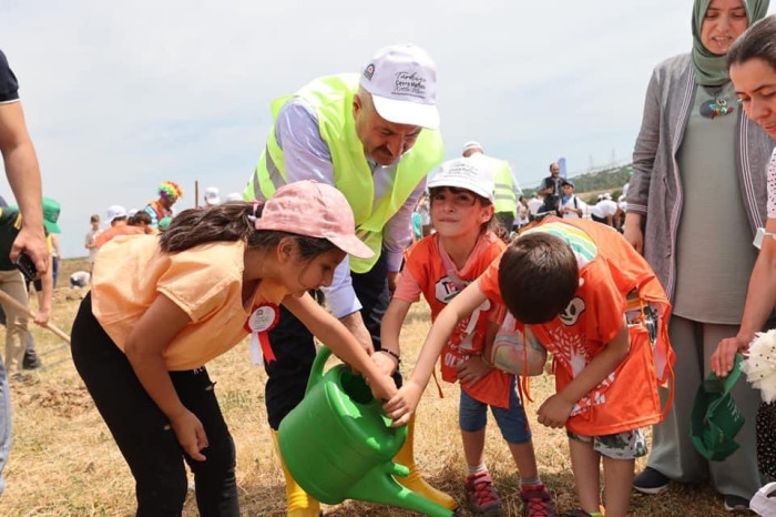 Gebze sıfır atık ormanı fidan dikim fotoğrafları, Gebze sıfır atık fotoğrafları, Gebze belediyesi Sıfır atık ormanı