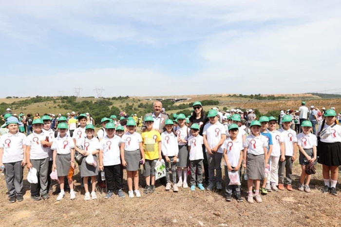 Gebze sıfır atık ormanı fidan dikim fotoğrafları, Gebze sıfır atık fotoğrafları, Gebze belediyesi Sıfır atık ormanı