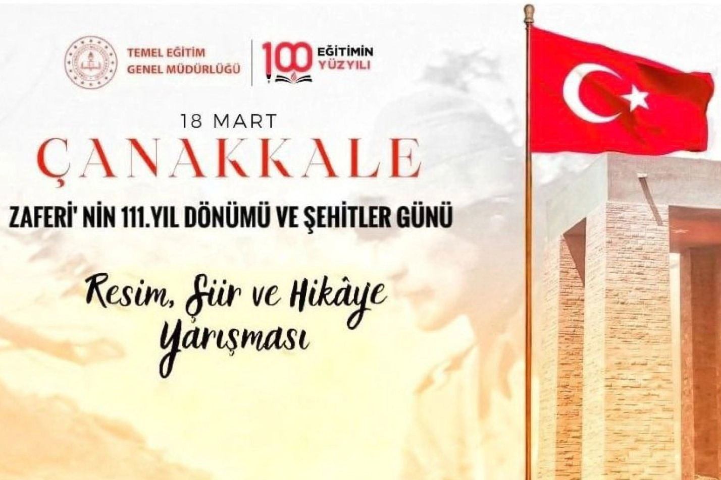 MEB'den ortaokul &ouml;ğrencilerine 111. yıla &ouml;zel yarışma