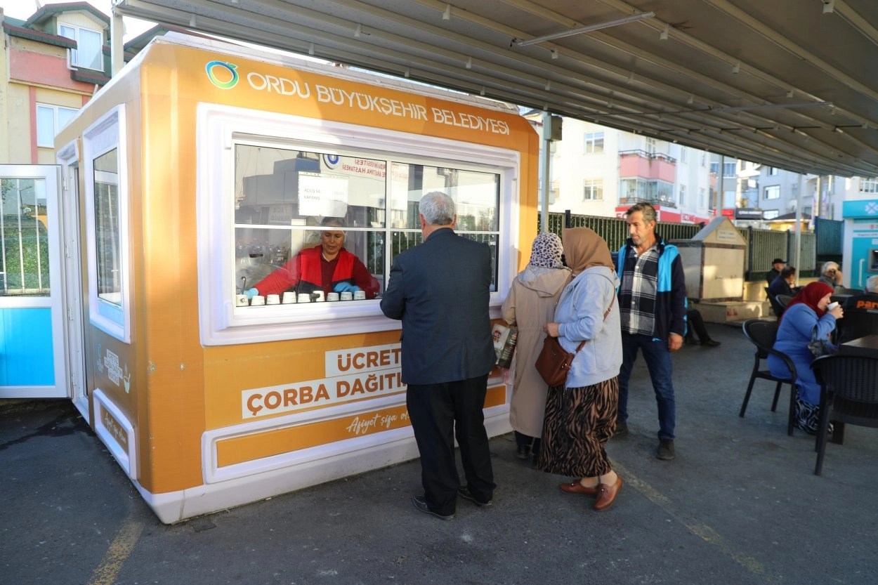 Ordu’da hastanelerde her sabah ücretsiz çorba ikramı