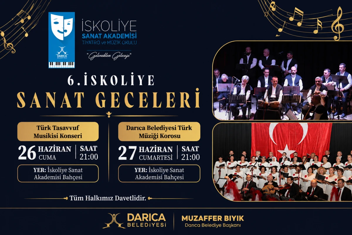 6. İskoliye Sanat Geceleri Başlıyor