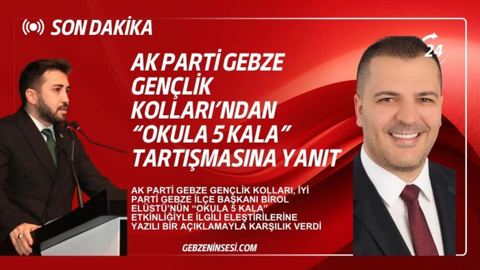 AK Parti Gebze Gençlik Kolları’ndan “Okula 5 Kala” Tartışmasına Yanıt