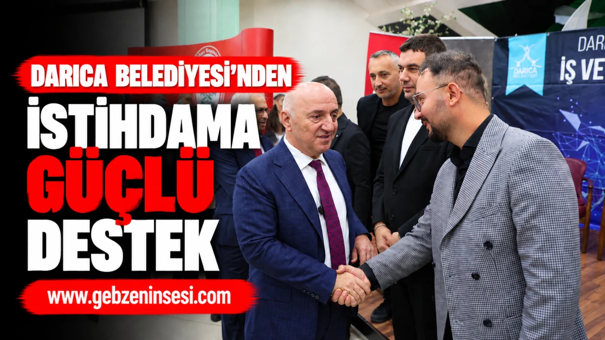 Darıca Belediyesi&rsquo;nden istihdama g&uuml;&ccedil;l&uuml; destek