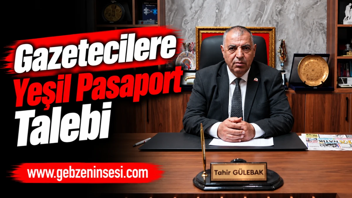 Gazetecilere yeşil pasaport talebi