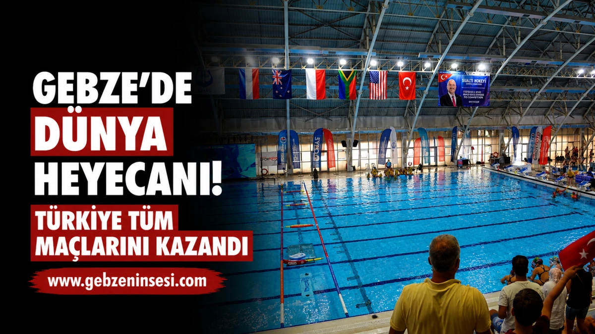 Gebze'de d&uuml;nya heyecanı! T&uuml;rkiye t&uuml;m ma&ccedil;larını kazandı