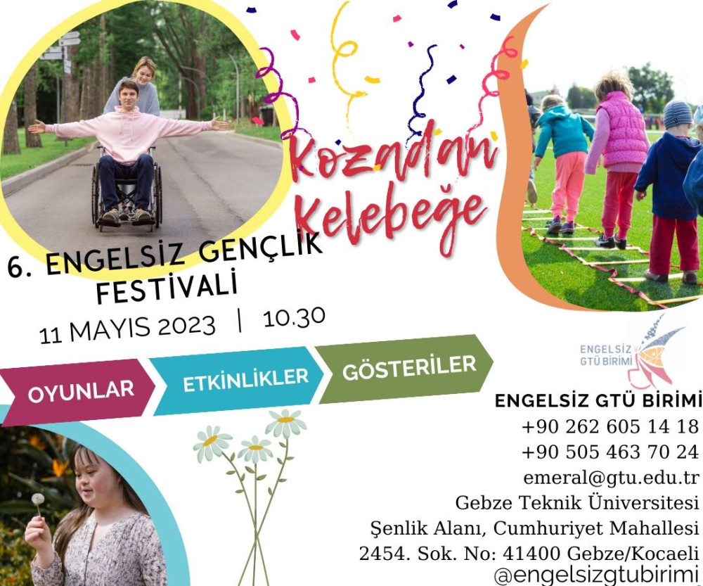 GTÜ’de Engelsiz Gençlik Festivali Düzenlenecek 