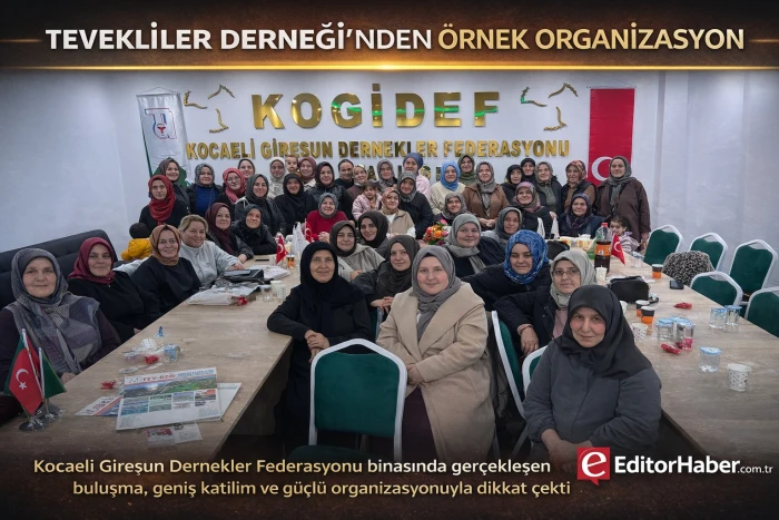 G&uuml;ce Tevekliler&rsquo;den &Ouml;rnek Organizasyon