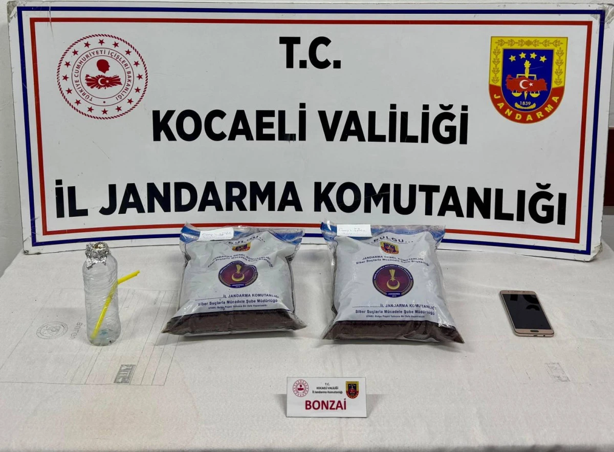 İzmit&rsquo;te Bonzai Operasyonu: 3 Kilograma Yakın Uyuşturucu Ele Ge&ccedil;irildi