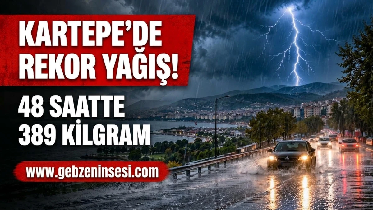 Kartepe&rsquo;de Rekor Yağış! 48 Saatte 389 Kilogram