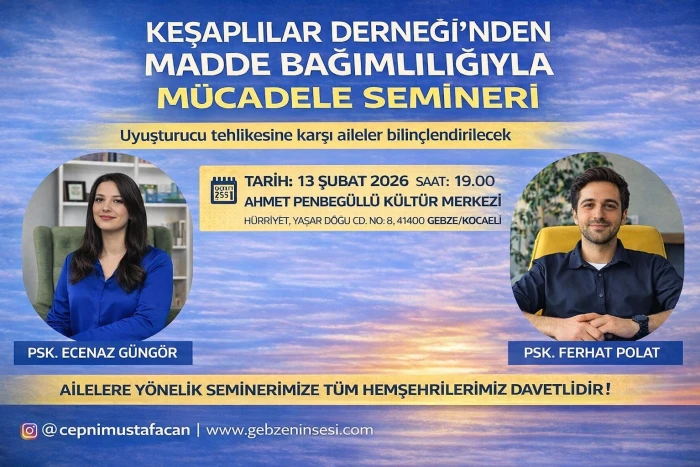 Keşaplılar Derneği&rsquo;nden Madde Bağımlılığına Karşı Aile Odaklı Seminer