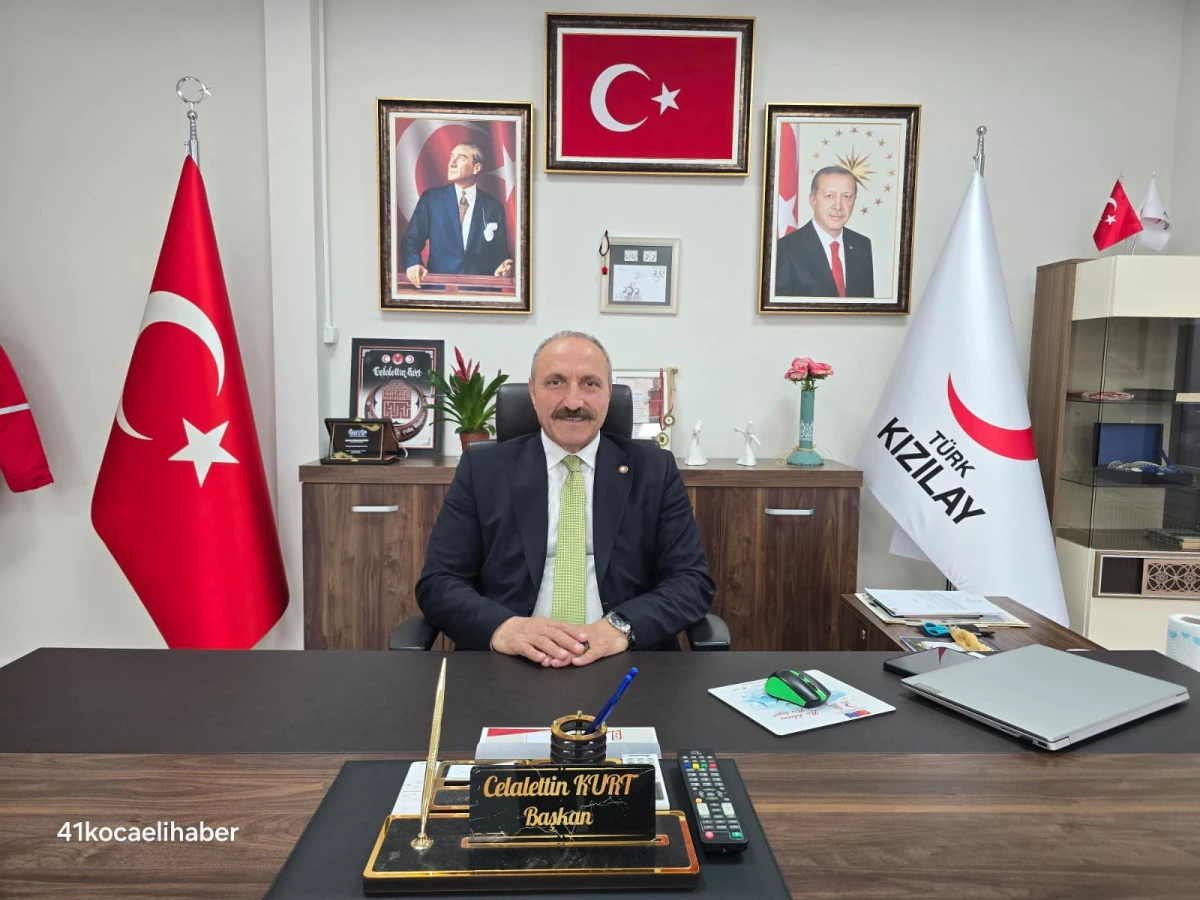 Kızılay Gebze Şube Başkanı Celalettin Kurt: “Kızılay Bu Milletin Sigortasıdır”