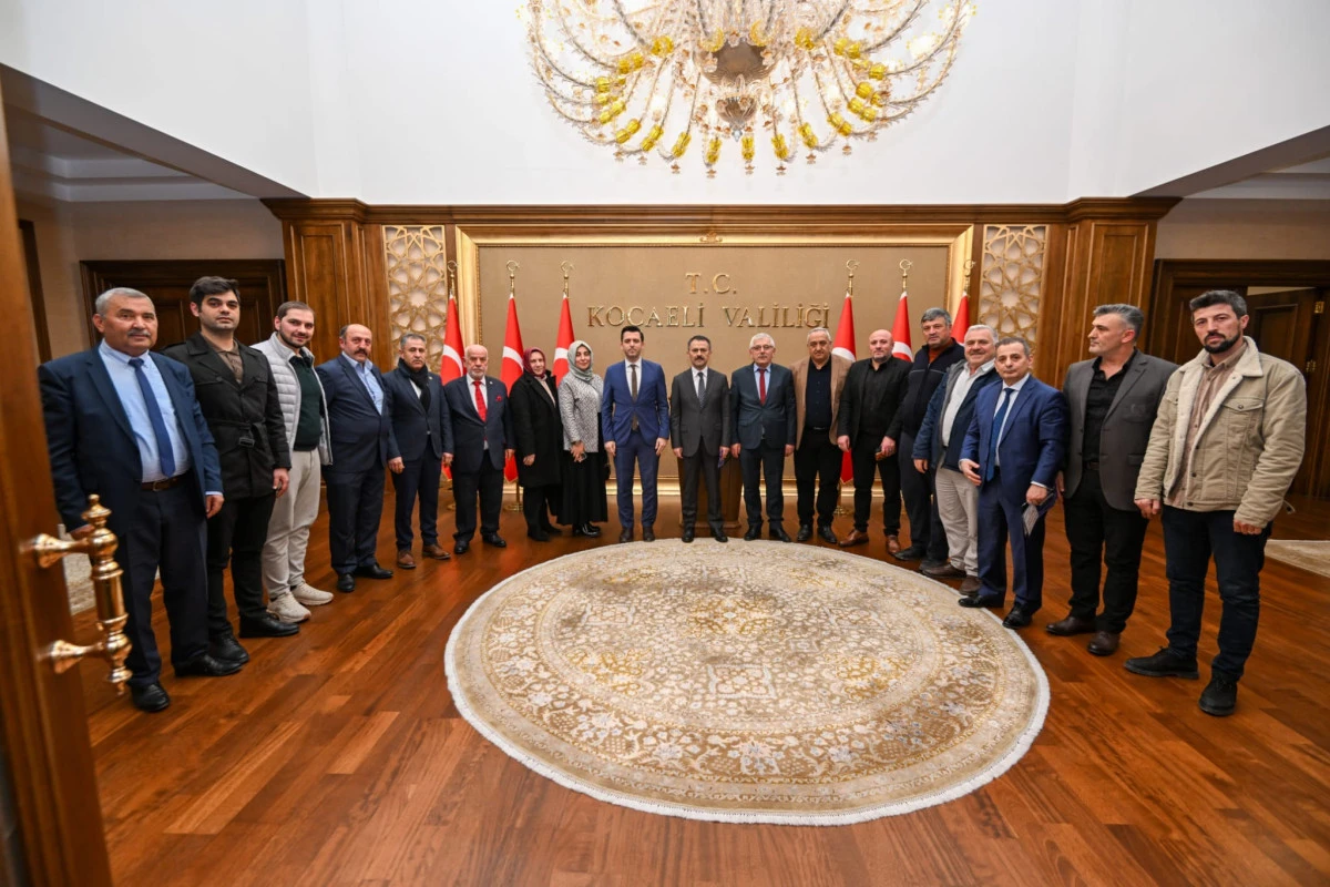 Kocaeli G&uuml;m&uuml;şhane Dernekler Federasyonu&rsquo;ndan Vali Aktaş&rsquo;a Davet
