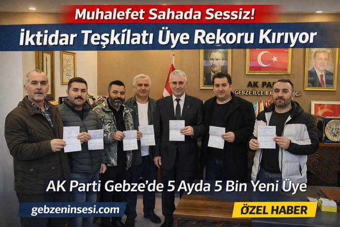 Muhalefet Sahada Sessiz, İktidar Teşkilatı &Uuml;ye Rekoru Kırıyor
