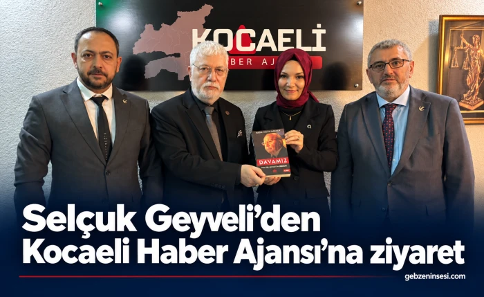 Sel&ccedil;uk Geyveli&rsquo;den Kocaeli Haber Ajansı&rsquo;na ziyaret