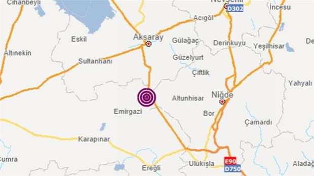 Son dakika Niğde’nin Bor ilçesinde 5.3 büyüklüğünde deprem meydana geldi. 
