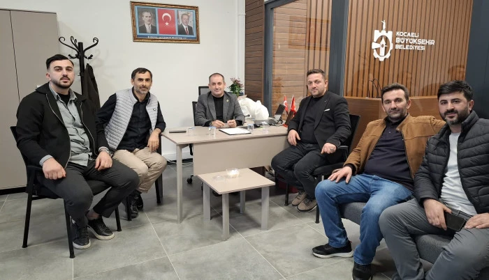 Ünye Yenikentliler Derneği’nden Celalettin Yaylak’a Ziyaret