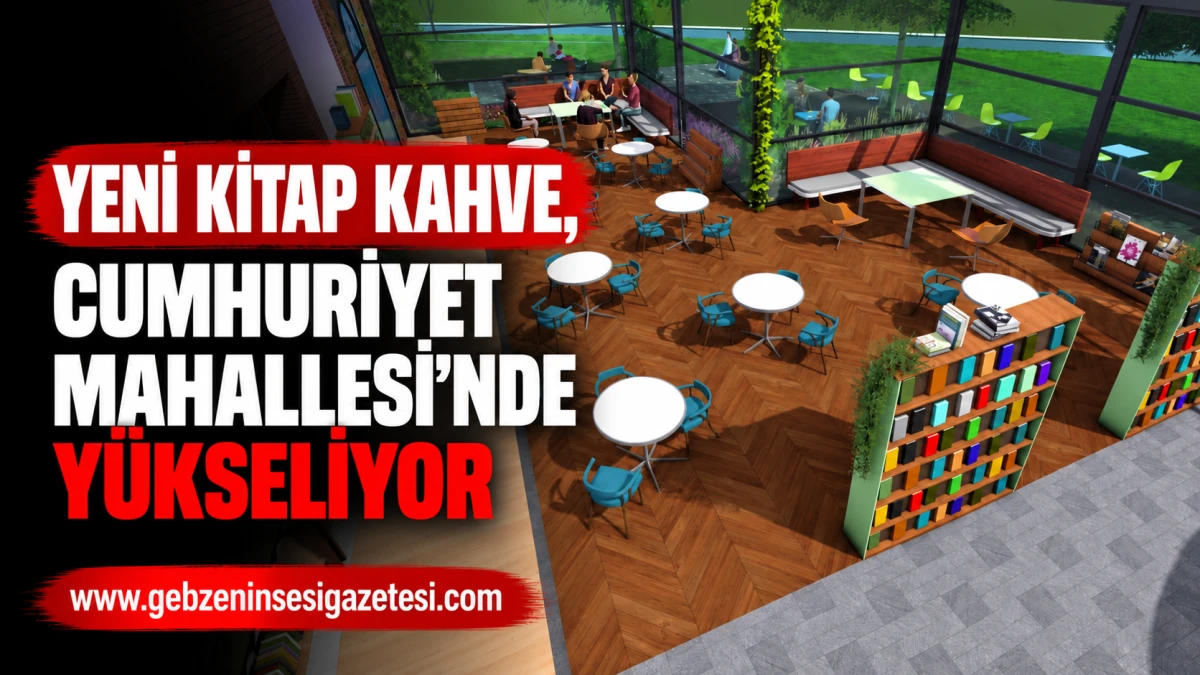 Yeni kitap kahve, Cumhuriyet Mahallesi&rsquo;nde y&uuml;kseliyor